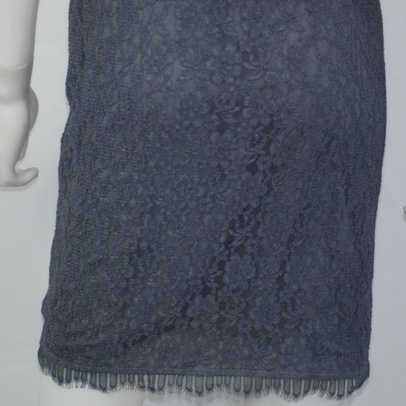 NWT Tan & Gray Lace Dress Sz M - Picture 6 of 6